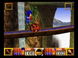 Ganbare Goemon - Dero Dero Douchuu Obake Tenkomori (Japan) background