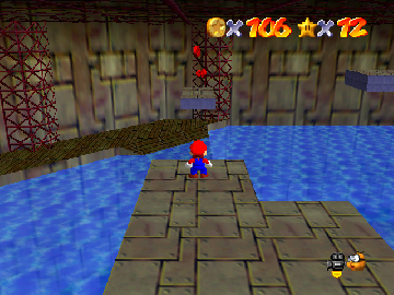 Super Mario 64 But Every Object Is A Coin background