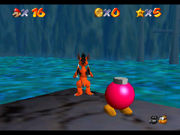Super Mario 64 - Play as a Dragon! background