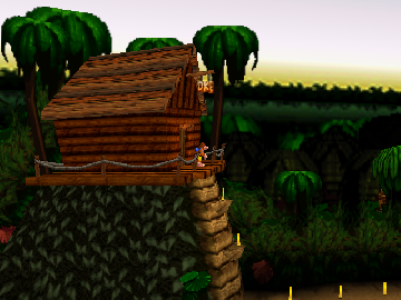 Banjo Kazooie X Donkey Kong Country background