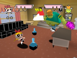 Powerpuff Girls, The - Chemical X-Traction (USA) background