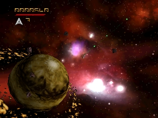 Asteroids Hyper 64 (USA) background