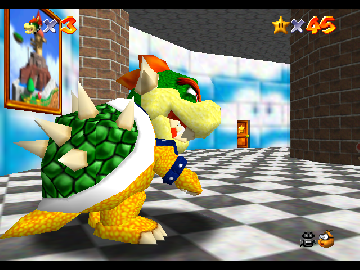 Super Bowser 64 background