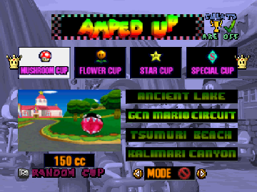 Mario Kart 64 - Amped Up v2.97 background