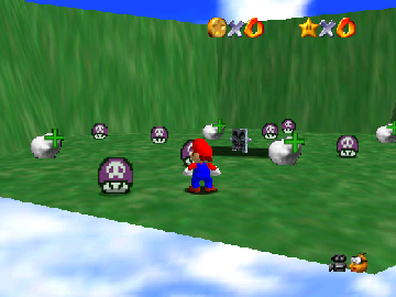 Mario takes melatonin 64 background