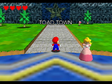 Super Mario 64 Star Sealed Castle v1.1 background