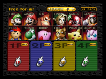 Super Smash Bros. 19XXTE background