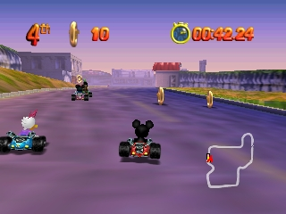 Mickey's Speedway USA (Europe) (En,Fr,De,Es,It) background