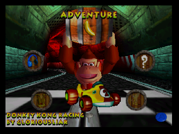 Donkey Kong Racing background