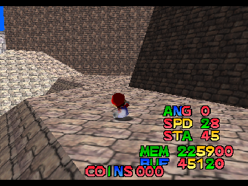 Super Mario 64 Early 1994 Build background
