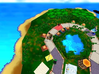 Bakushou Jinsei 64 - Mezase! Resort Ou (Japan) background