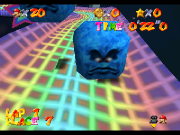 Super Mario 64 Racing background