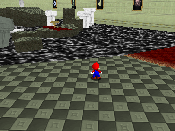 Super Mario and the Monstrous Manor background