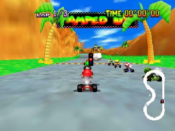 Mario Kart 64 - Amped Up v2.92 background