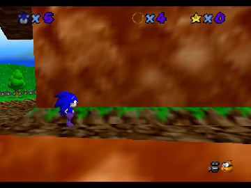 Super Sonic Colored 64 background