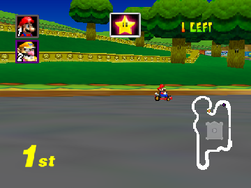 Mario Kart 64 - Amped Up v2.97A background