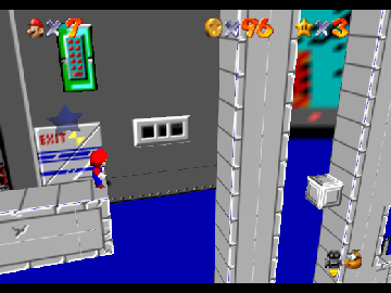Mario DOS Madness background