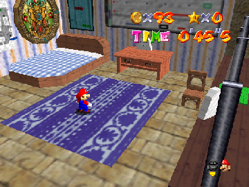 Mario In Clock Town background