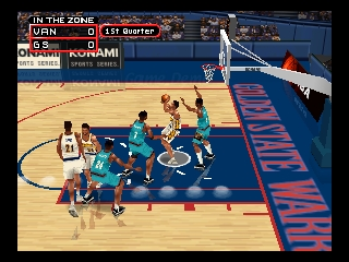 NBA in the Zone 2000 (USA) background