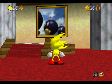 Super Sonic The Hedgehog 64 NIGHT background