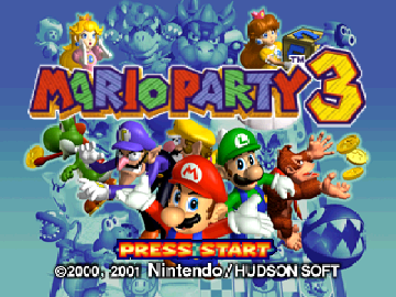 Playable Toad in Mario Party 3 background