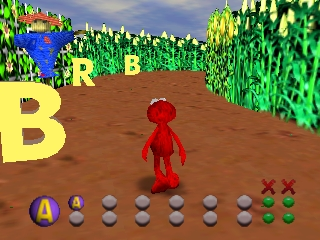 Elmo's Letter Adventure (USA) background