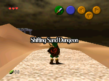 Shifting Sand Dungeon background