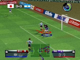 Jikkyou World Soccer - World Cup France '98 (Japan) (Rev B) background