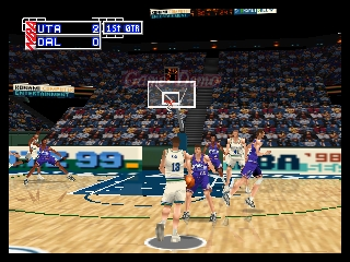 NBA in the Zone '99 (USA) background