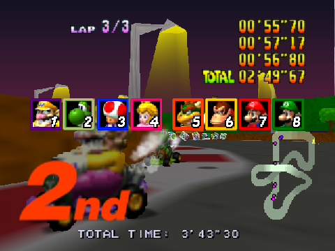 Mario Kart 64 - Amped Up v2.80 background