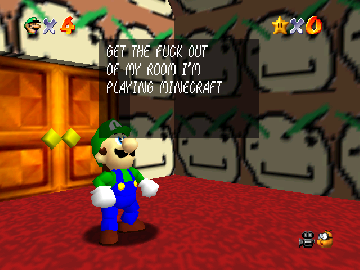 Luigi's Meme Mayhem background