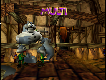 Conker's Bad Fur Day - Debug Blue Plant background