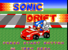 Sonic Drift (Japan) (Sample) background