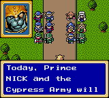 Shining Force II - The Sword of Hajya (USA, Europe) background