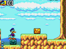 Deep Duck Trouble Starring Donald Duck (USA, Europe) background