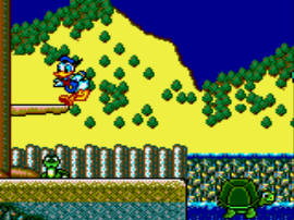 Donald Duck no Lucky Dime (Japan) background