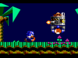 Sonic Chaos (USA, Europe) background