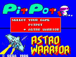 Astro Warrior & Pit Pot (Europe) background