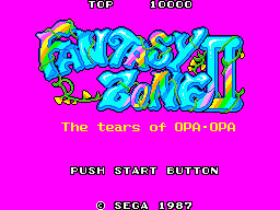 Fantasy Zone II - Opa-Opa no Namida (Japan) background