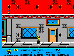 Simpsons, The - Bart vs. The Space Mutants (Europe) background