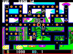 Fantasy Zone - The Maze (USA, Europe) background