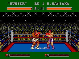 James 'Buster' Douglas Knockout Boxing (USA) background