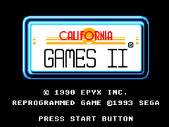 California Games II (Brazil, Korea) background