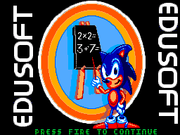 Sonic's Edusoft background