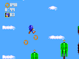 Sonic Triple Trouble SMS background