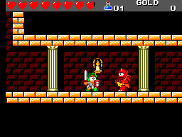 Wonder Boy III - The Dragon's Trap (USA, Europe) background