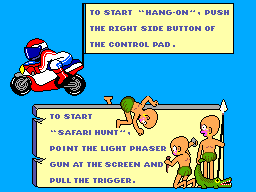 Hang-On & Safari Hunt (USA) background