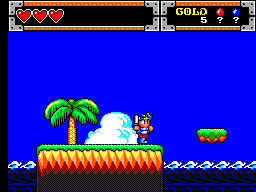 Wonder Boy in Monster World (Europe) background