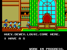 Lucky Dime Caper Starring Donald Duck, The (Europe) (Beta) background